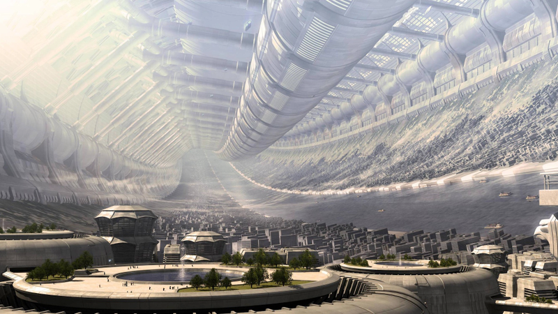 Illustration for article titled These Futuristic City Wallpapers Will Take Your Breath Away